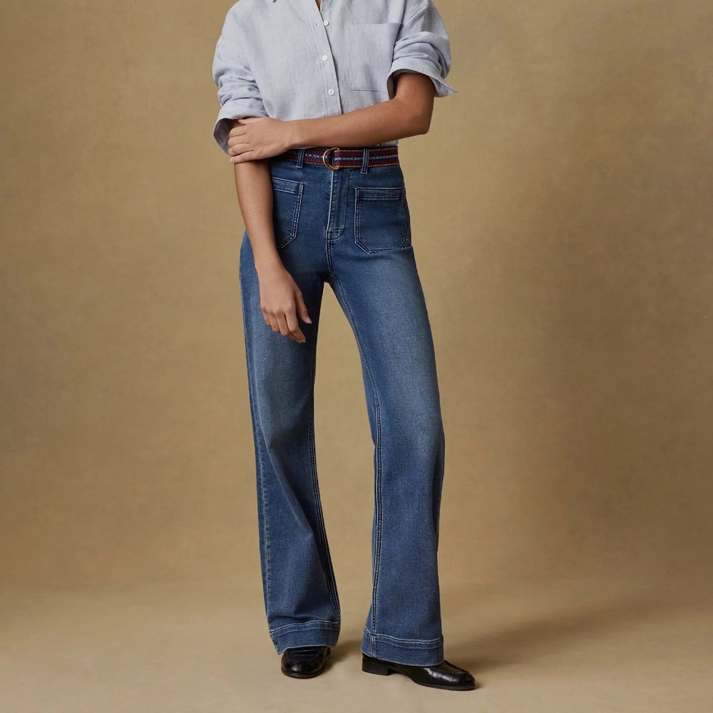 Faherty Stretch Terry Patch Pocket Pant Women's 28